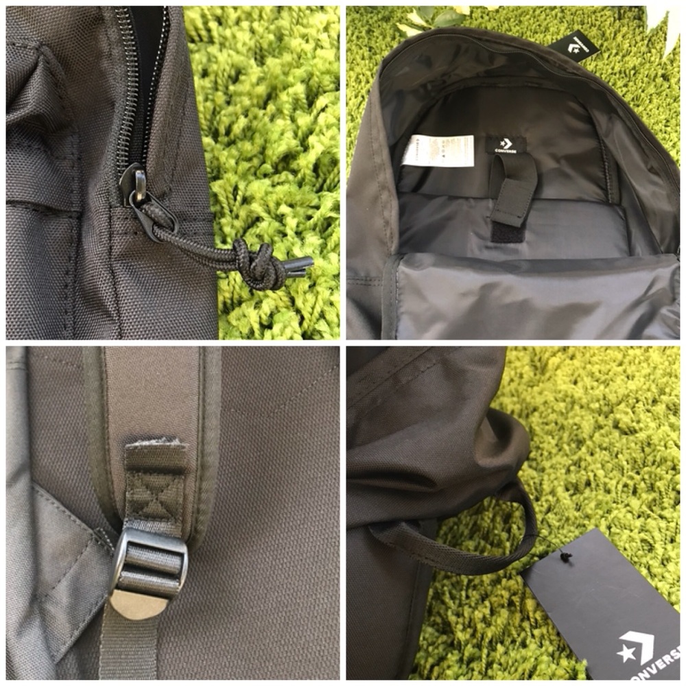 NWT Converse EDC Poly Backpack CO Black - Picture 8 of 8